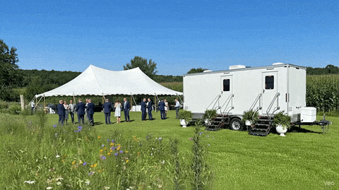luxury restroom trailer rentals des moines iowa
